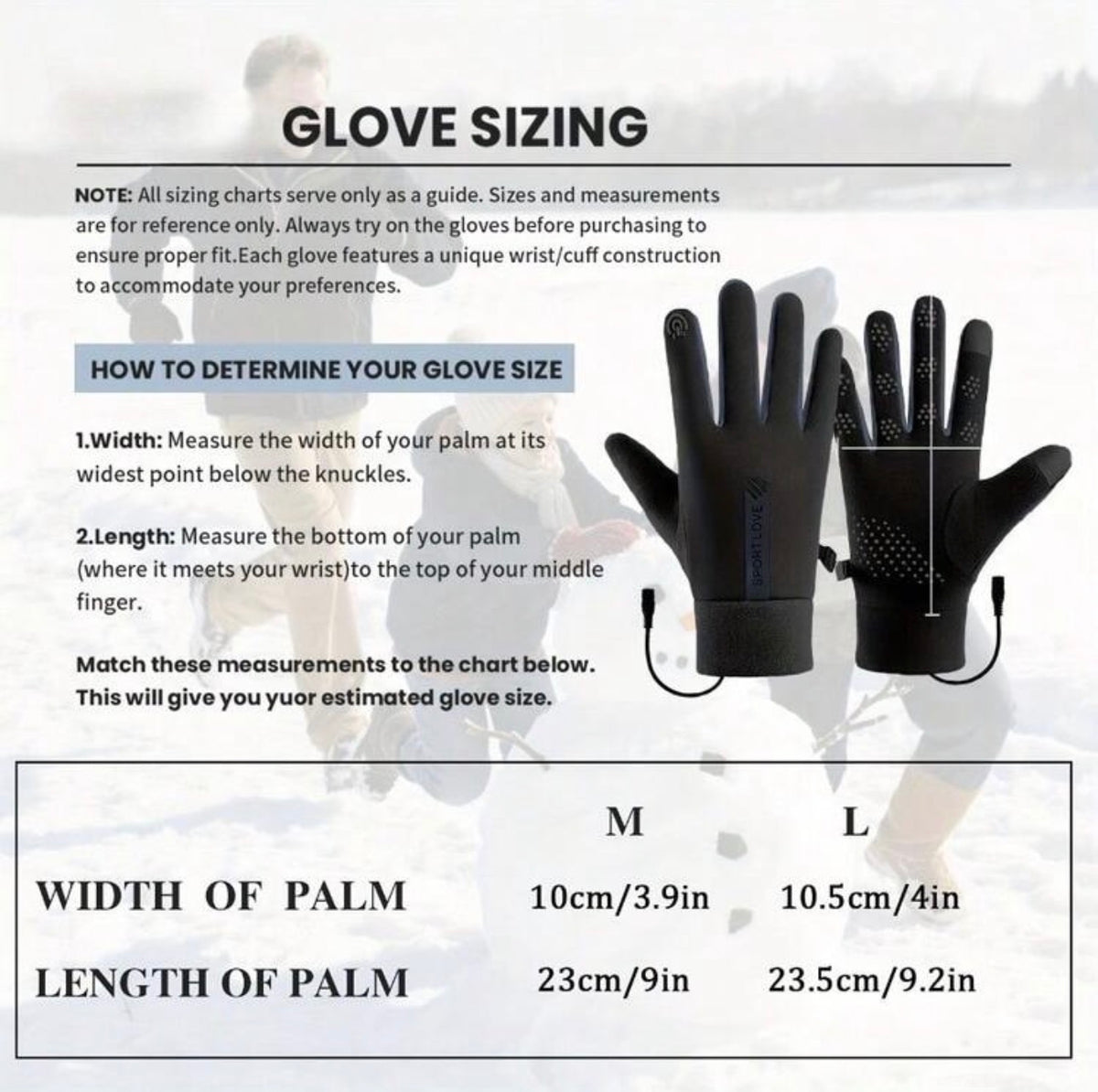 Heated Touch Screen Adventure Gloves™
