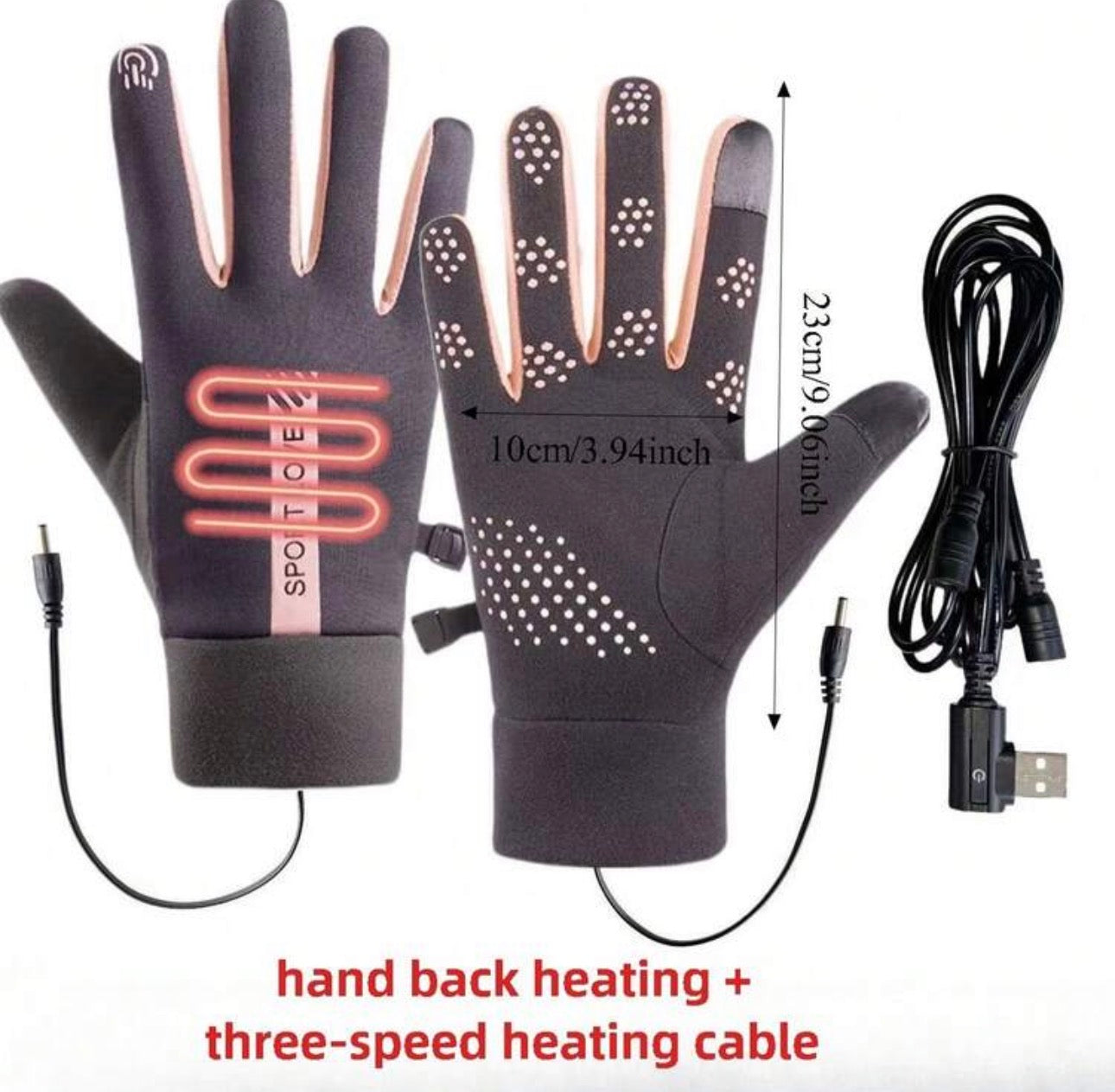 Heated Touch Screen Adventure Gloves™