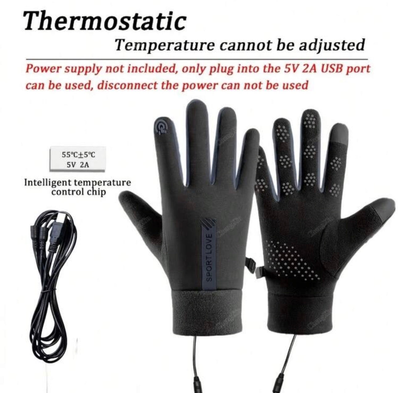 Heated Touch Screen Adventure Gloves™